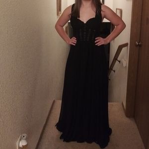 Black halloween dress